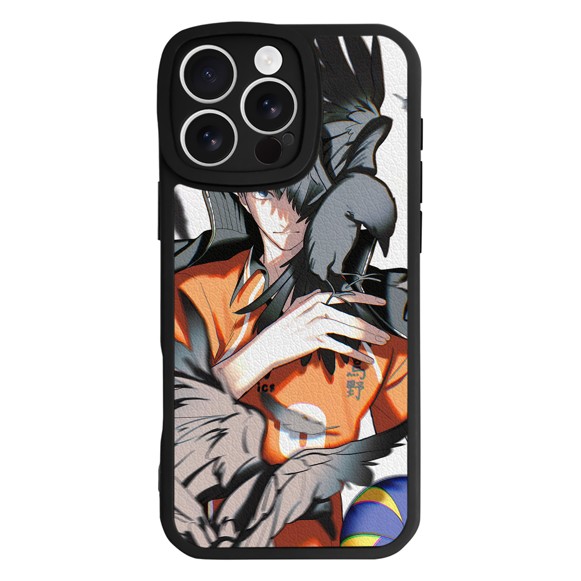 （画像用） ハイキュー!! Haikyu!! 【iPhone 16シリーズ対応】シリコンスマホケース（レザー調） 材質：シリコン
